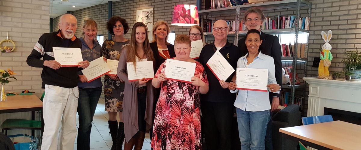 Rotterdamse Primeur: de eerste moderators Samenkracht80+ gediplomeerd!