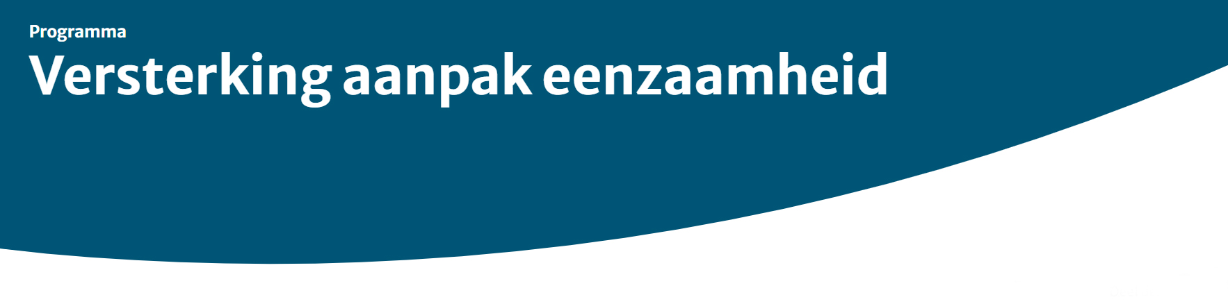 Start ZonMw traject